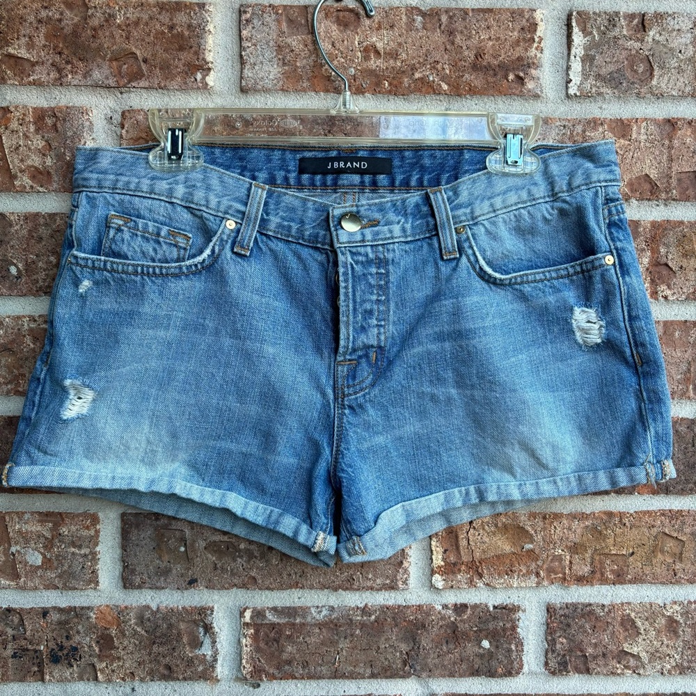 J brand magnetic wash denim shorts size 29”